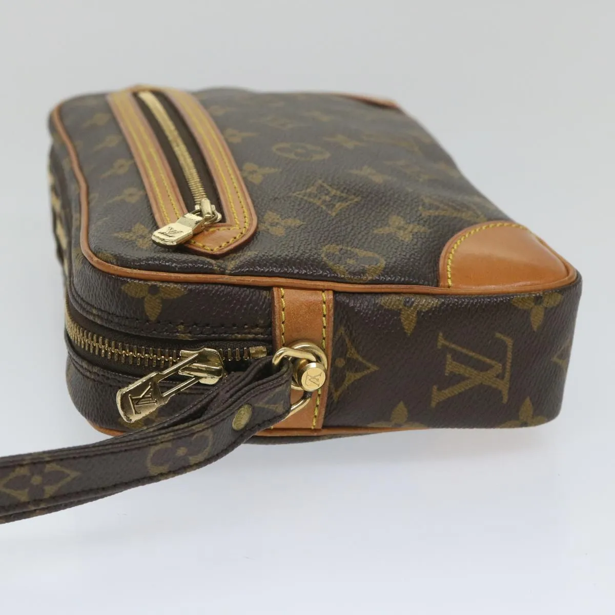 Trendy Inspired Louis Vuitton Monogram Marly Dragonne Gm Clutch Bag M51825 Lv Auth 57491