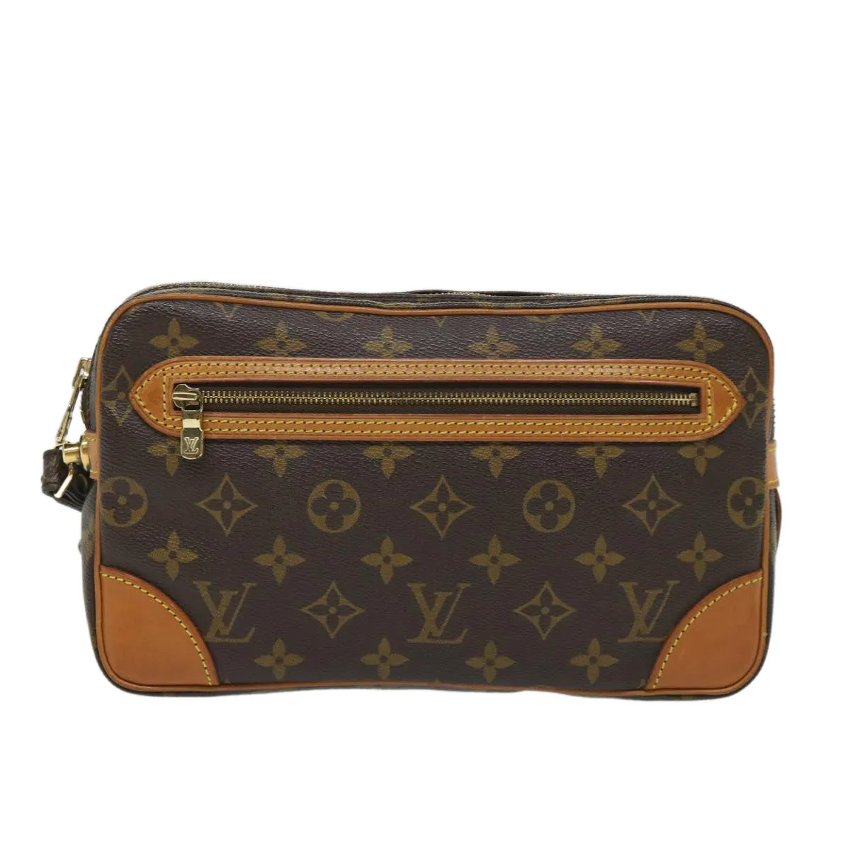 Trendy Inspired Louis Vuitton Monogram Marly Dragonne Gm Clutch Bag M51825 Lv Auth 57491