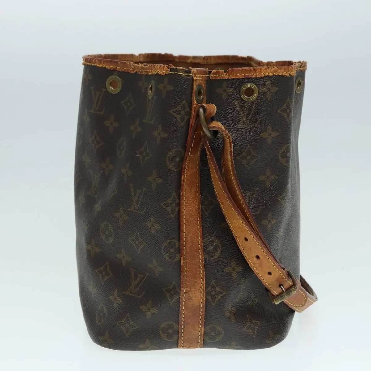 Trendy Inspired Louis Vuitton Monogram Petit Noe Shoulder Bag M42226 Lv Auth 88505