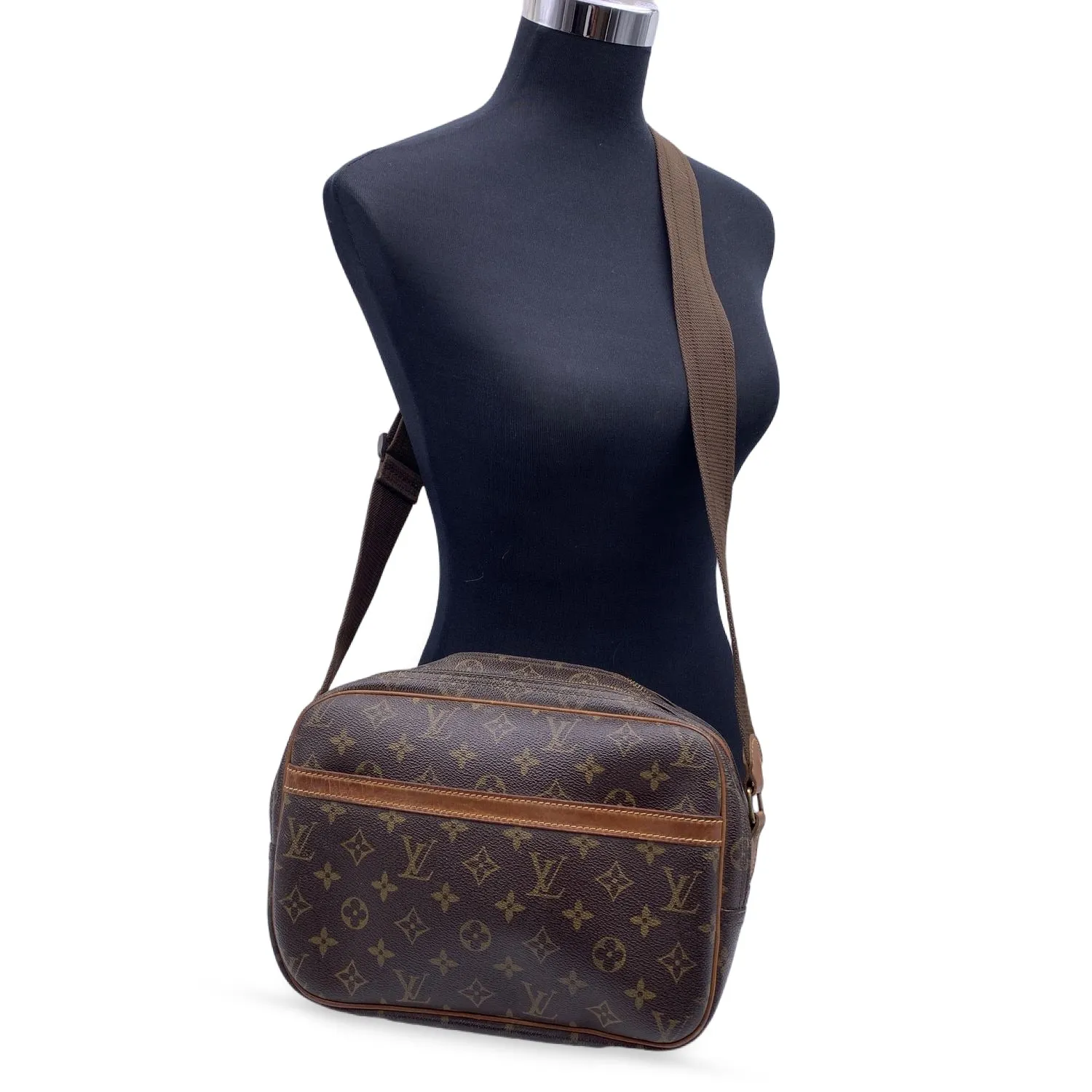 Trendy Inspired Louis Vuitton Monogram Reporter Pm Canvas Messenger Bag M45254