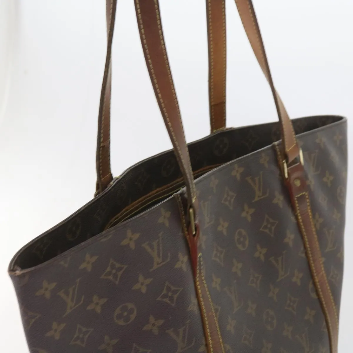Trendy Inspired Louis Vuitton Monogram Sac Shopping Tote Bag M51108 Lv Auth Th4247