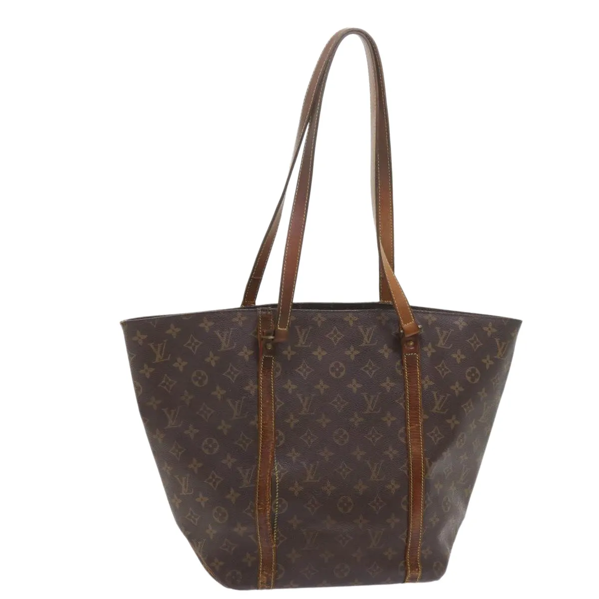 Trendy Inspired Louis Vuitton Monogram Sac Shopping Tote Bag M51108 Lv Auth Th4247