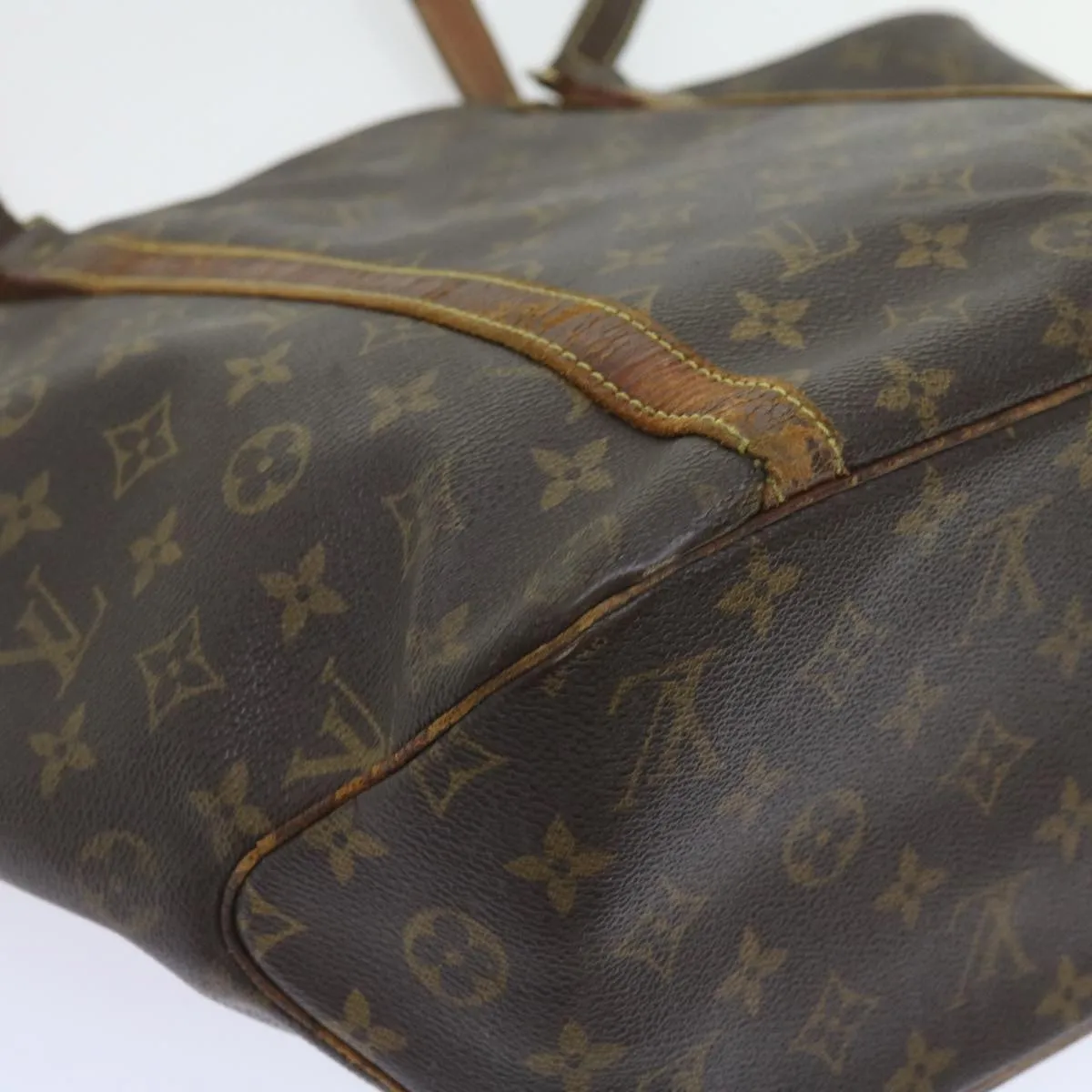 Trendy Inspired Louis Vuitton Monogram Sac Shopping Tote Bag M51108 Lv Auth Th4247
