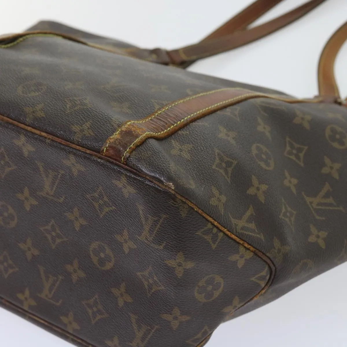 Trendy Inspired Louis Vuitton Monogram Sac Shopping Tote Bag M51108 Lv Auth Th4247