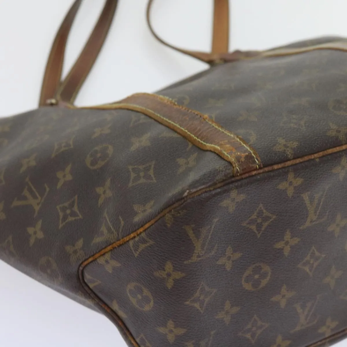 Trendy Inspired Louis Vuitton Monogram Sac Shopping Tote Bag M51108 Lv Auth Th4247