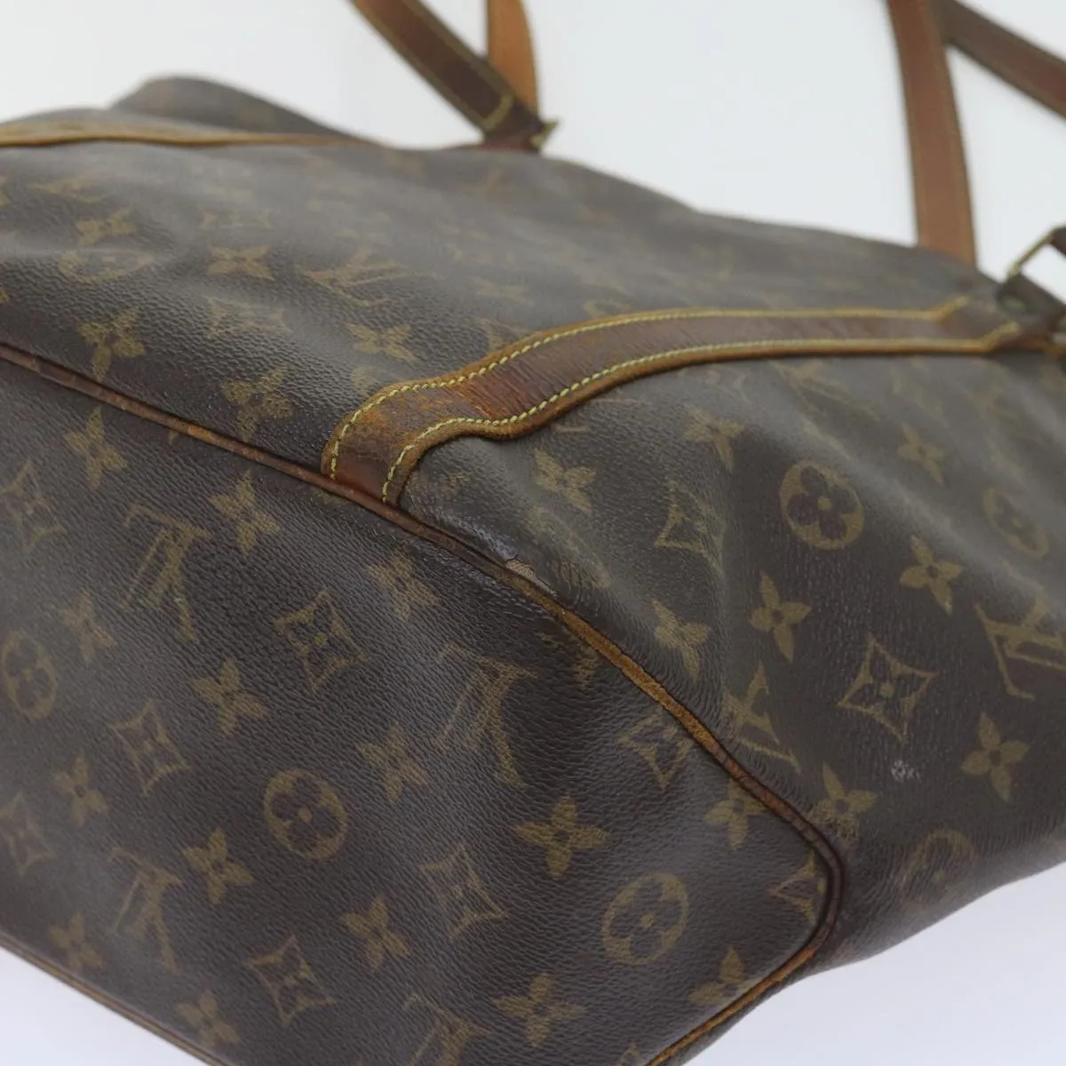 Trendy Inspired Louis Vuitton Monogram Sac Shopping Tote Bag M51108 Lv Auth Th4247