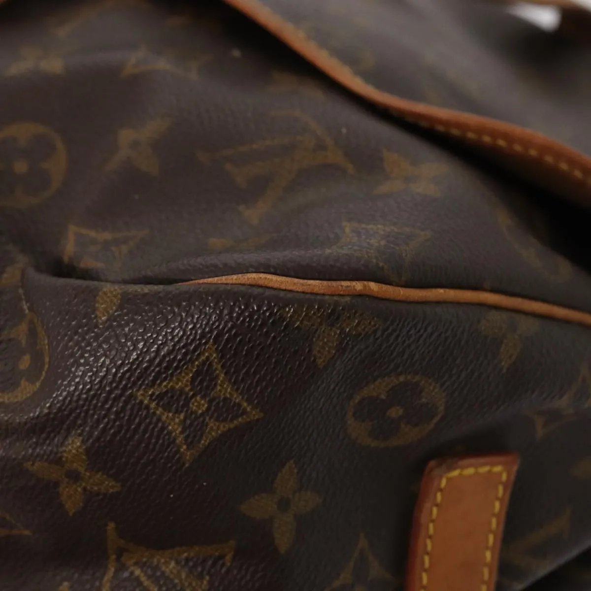 Trendy Inspired Louis Vuitton Monogram Saumur 35 Shoulder Bag M42254 Lv Auth Ar12467
