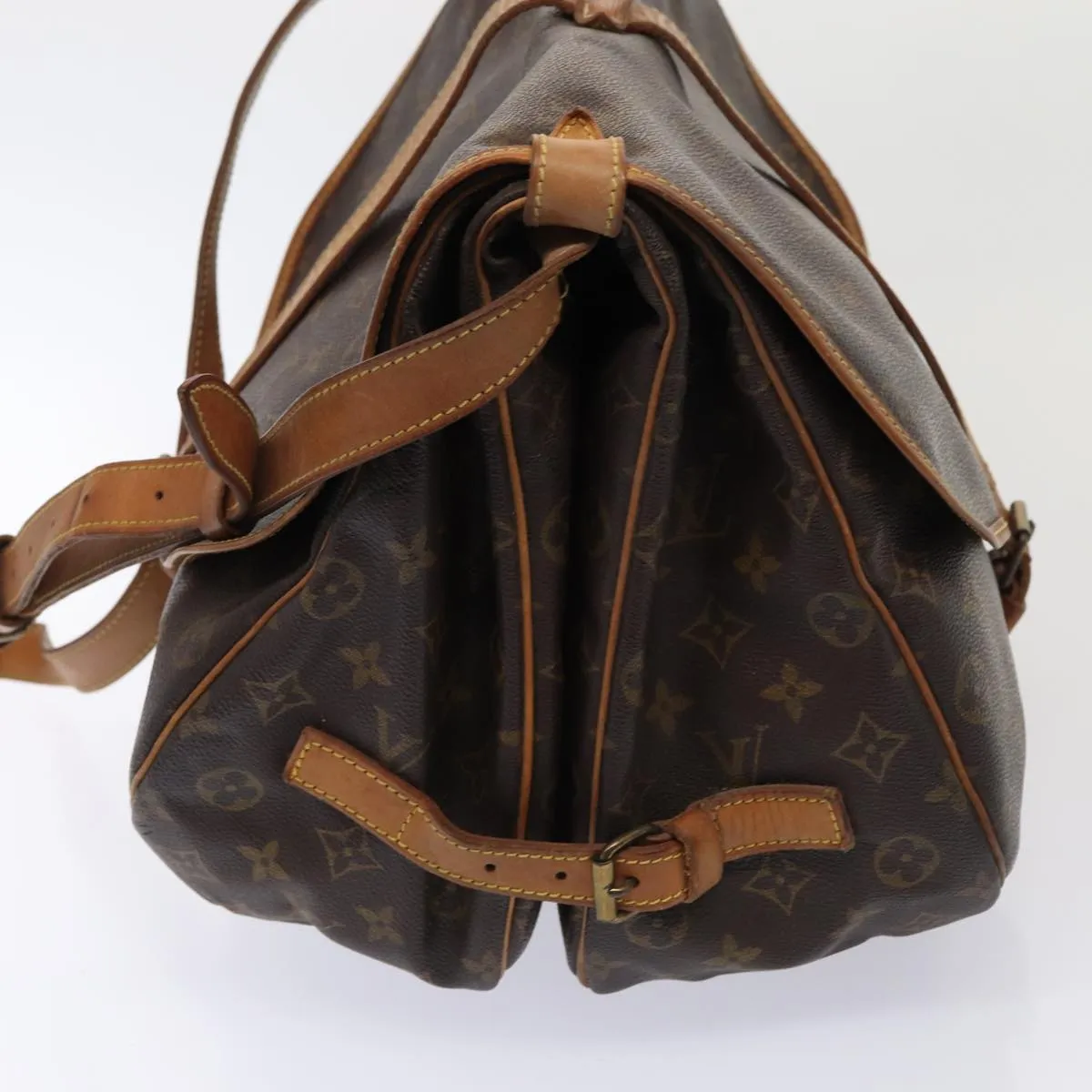 Trendy Inspired Louis Vuitton Monogram Saumur 35 Shoulder Bag M42254 Lv Auth Ar12467