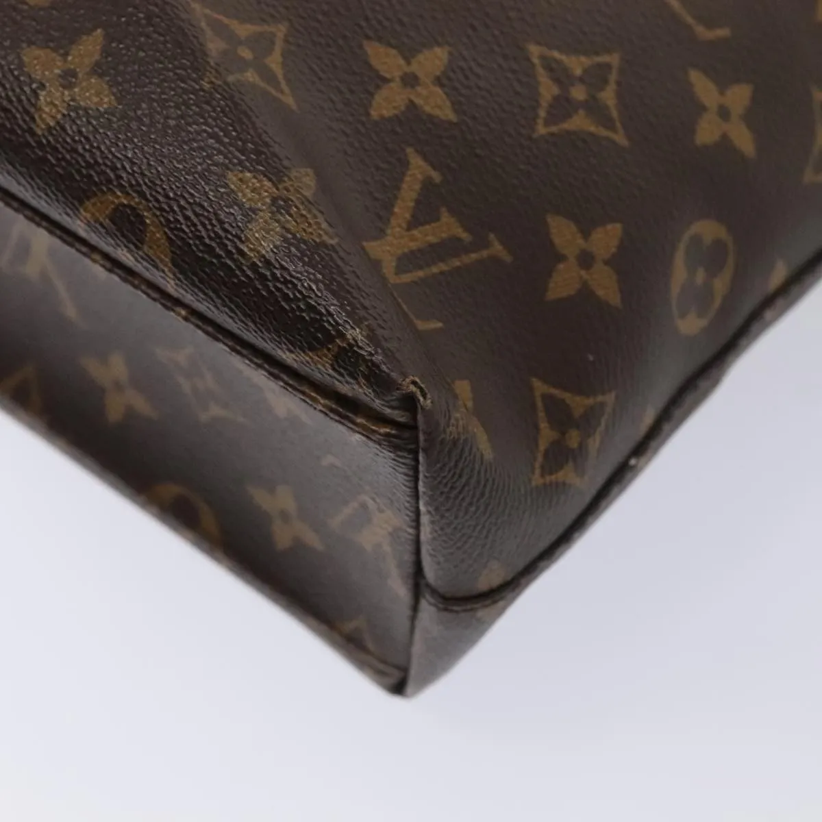 Trendy Inspired Louis Vuitton Monogram V Lline Cabas Ns Tote Bag 2way M50147 Lv Auth 85677