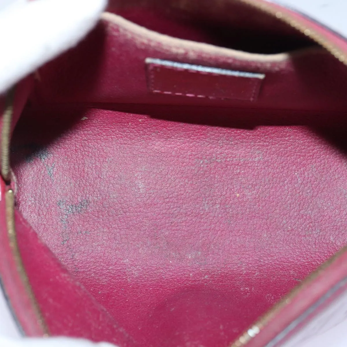 Trendy Inspired Louis Vuitton Monogram Vernis Pochette Cosmetic Pouch M90009 Lv Auth 86031