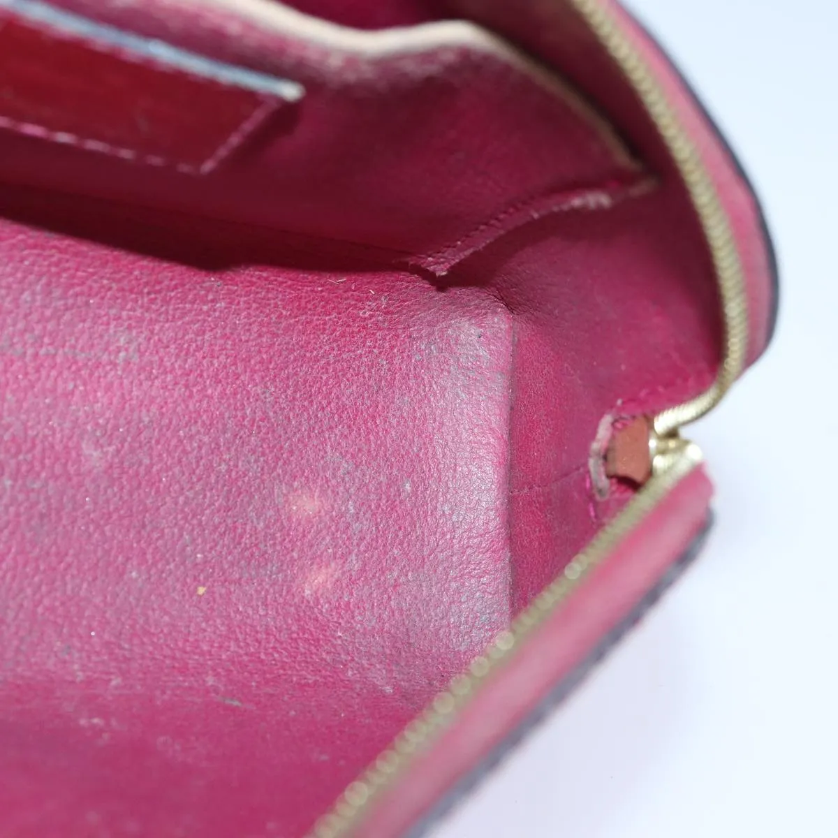 Trendy Inspired Louis Vuitton Monogram Vernis Pochette Cosmetic Pouch M90009 Lv Auth 86031