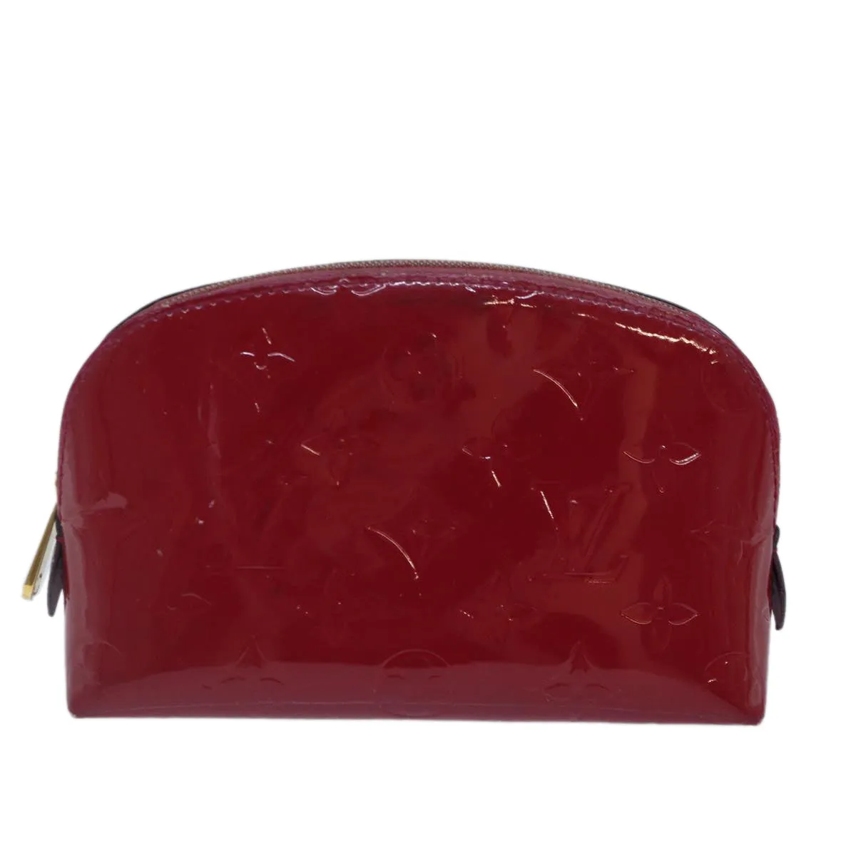 Trendy Inspired Louis Vuitton Monogram Vernis Pochette Cosmetic Pouch M90009 Lv Auth 86031