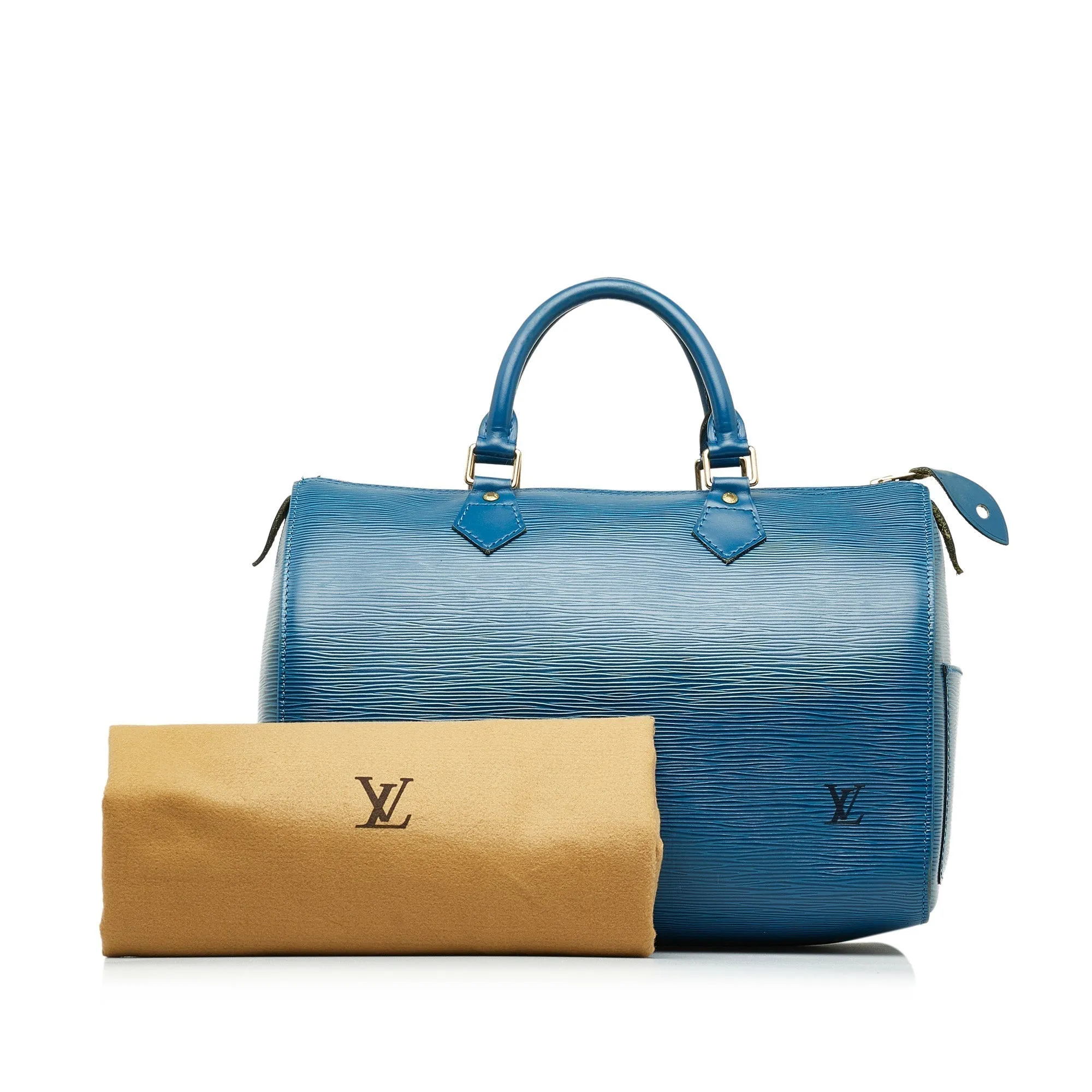 Trendy Inspired Louis Vuitton Speedy 30 Blue Epi