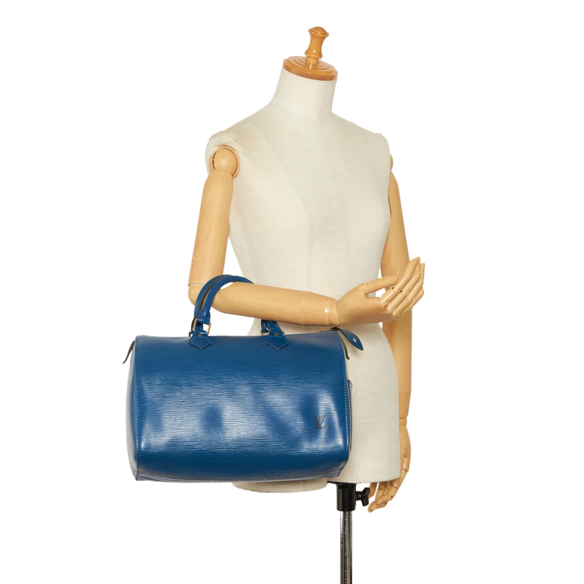 Trendy Inspired Louis Vuitton Speedy 30 Blue Epi