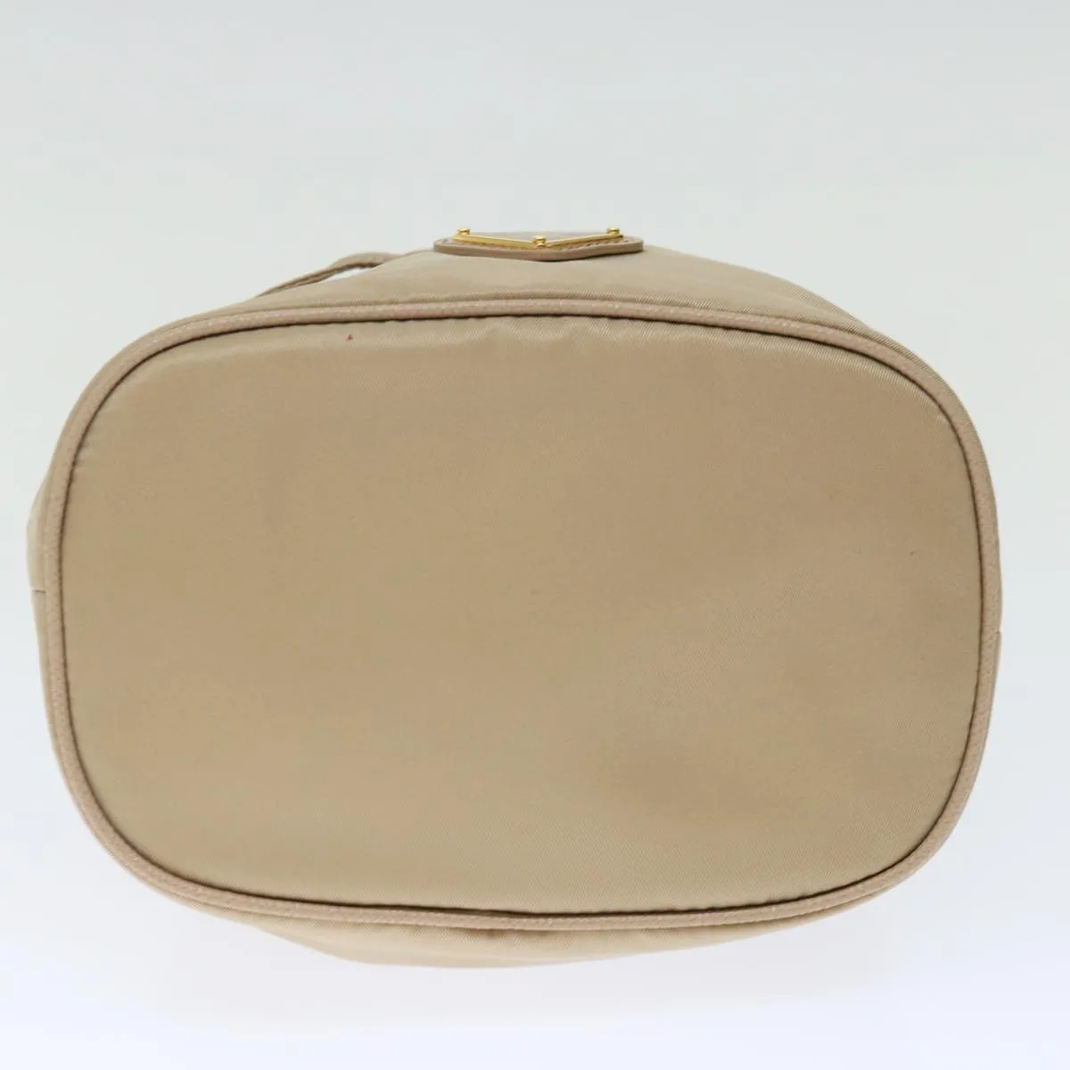 Trendy Inspired Prada Shoulder Bag Nylon 2way Beige Auth 71637a
