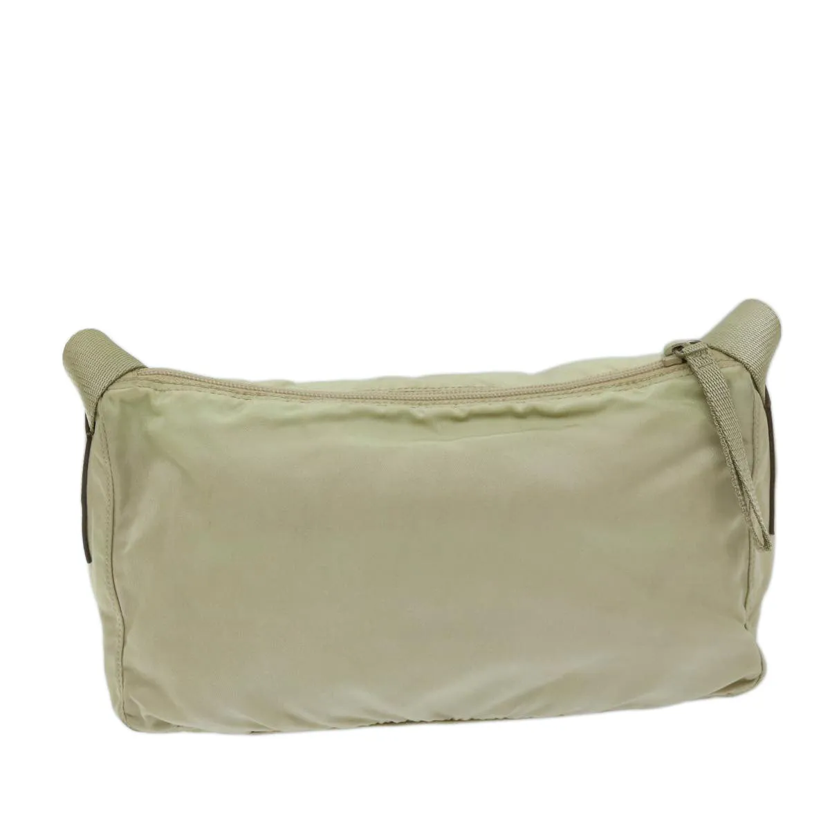 Trendy Inspired Prada Shoulder Bag Nylon Beige Auth 69153