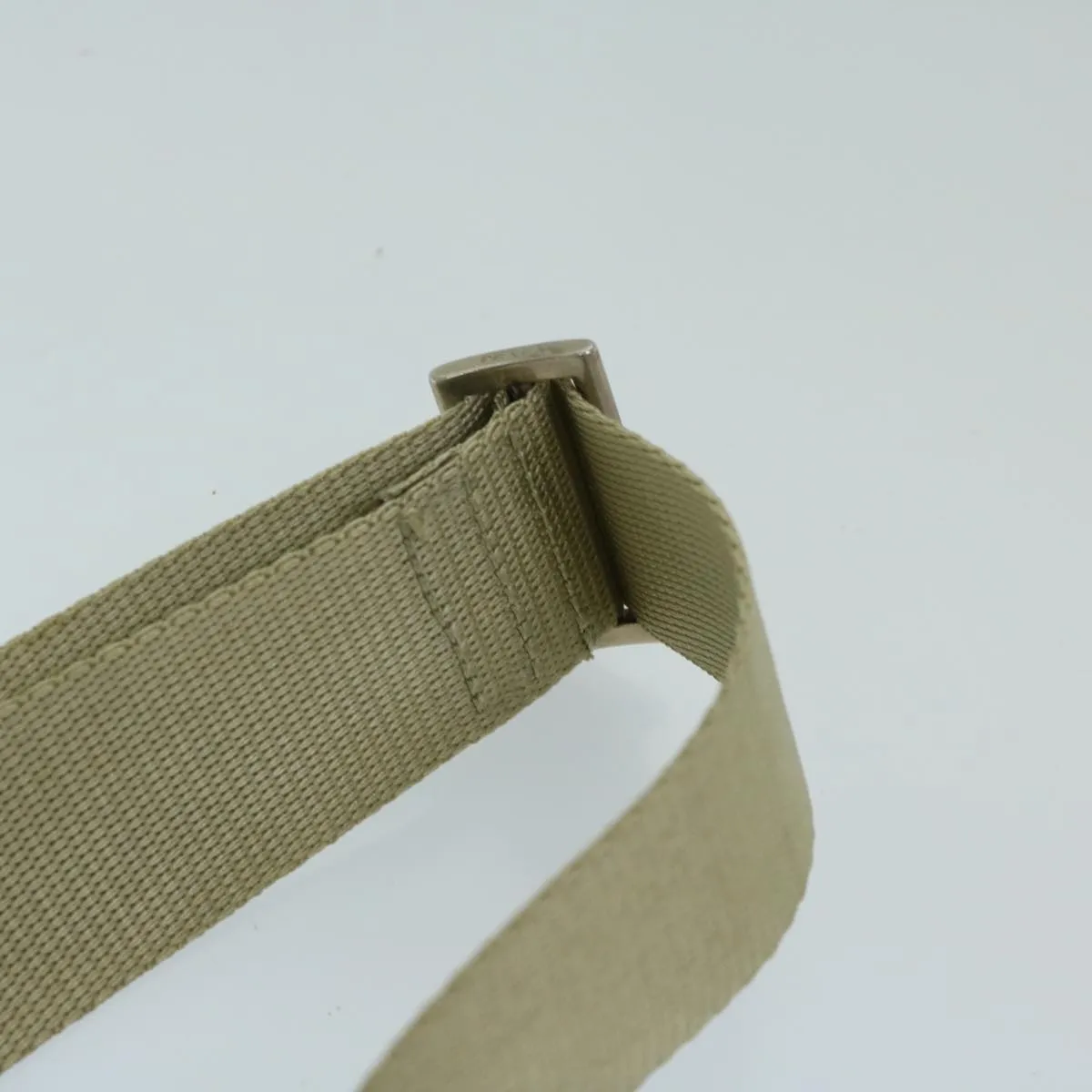 Trendy Inspired Prada Shoulder Bag Nylon Beige Auth 69153