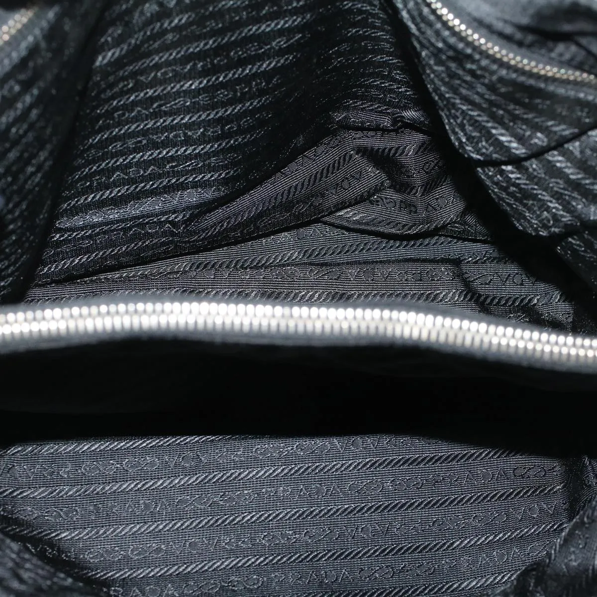 Trendy Inspired Prada Shoulder Bag Nylon Black Auth 57384