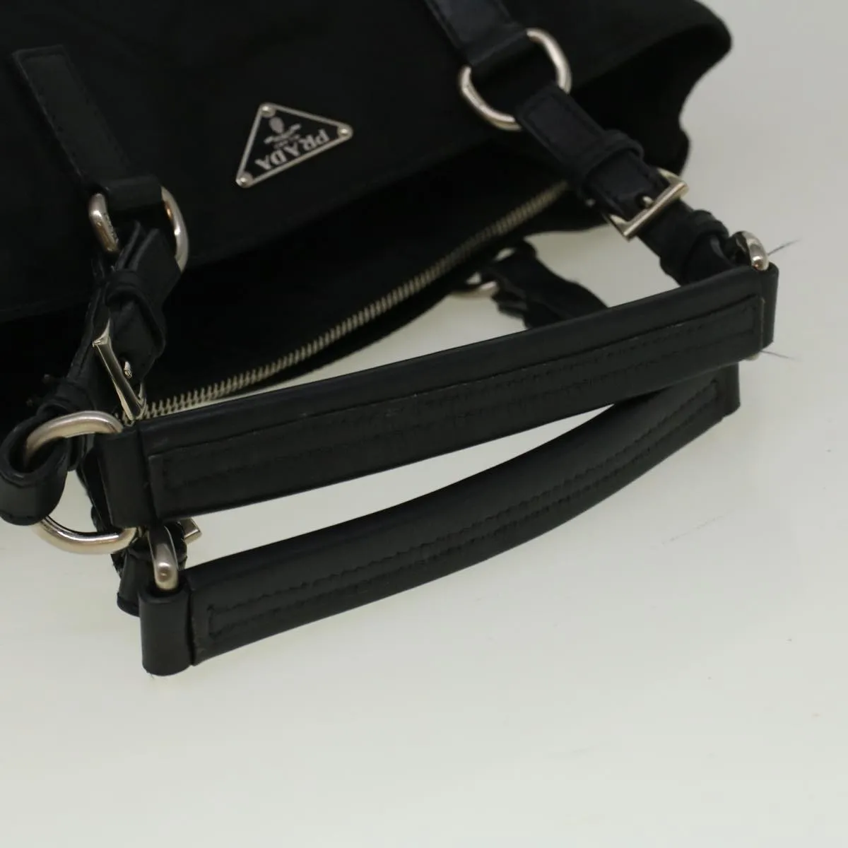 Trendy Inspired Prada Shoulder Bag Nylon Black Auth 57384