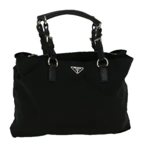 Trendy Inspired Prada Shoulder Bag Nylon Black Auth 57384
