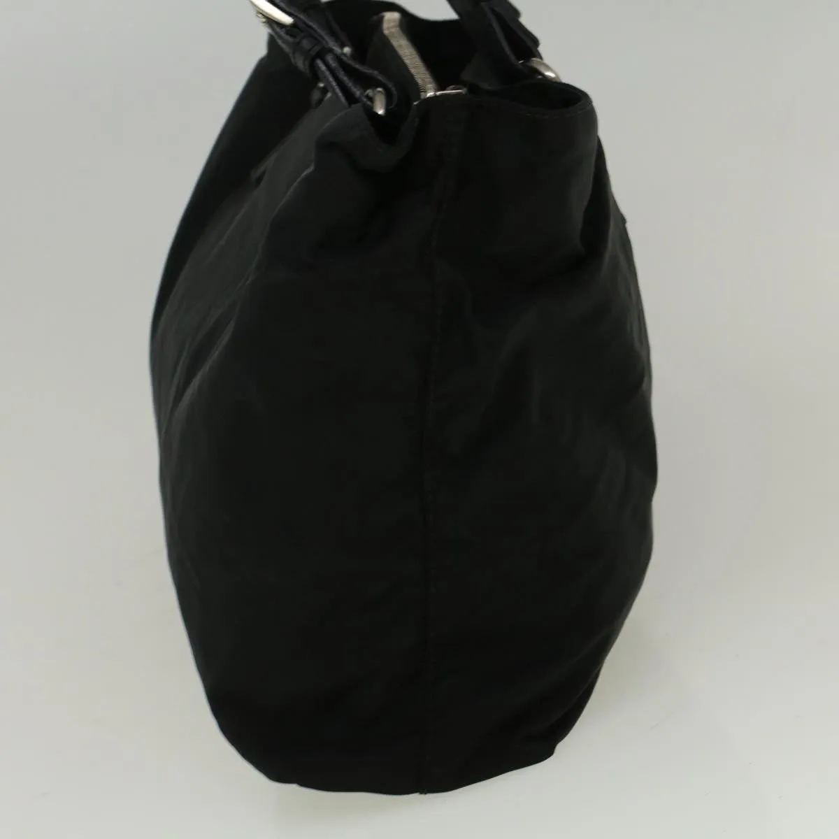 Trendy Inspired Prada Shoulder Bag Nylon Black Auth 57384
