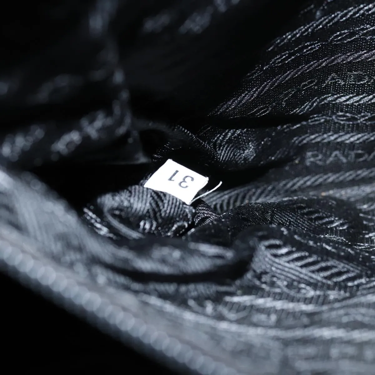 Trendy Inspired Prada Shoulder Bag Nylon Black Auth 76453