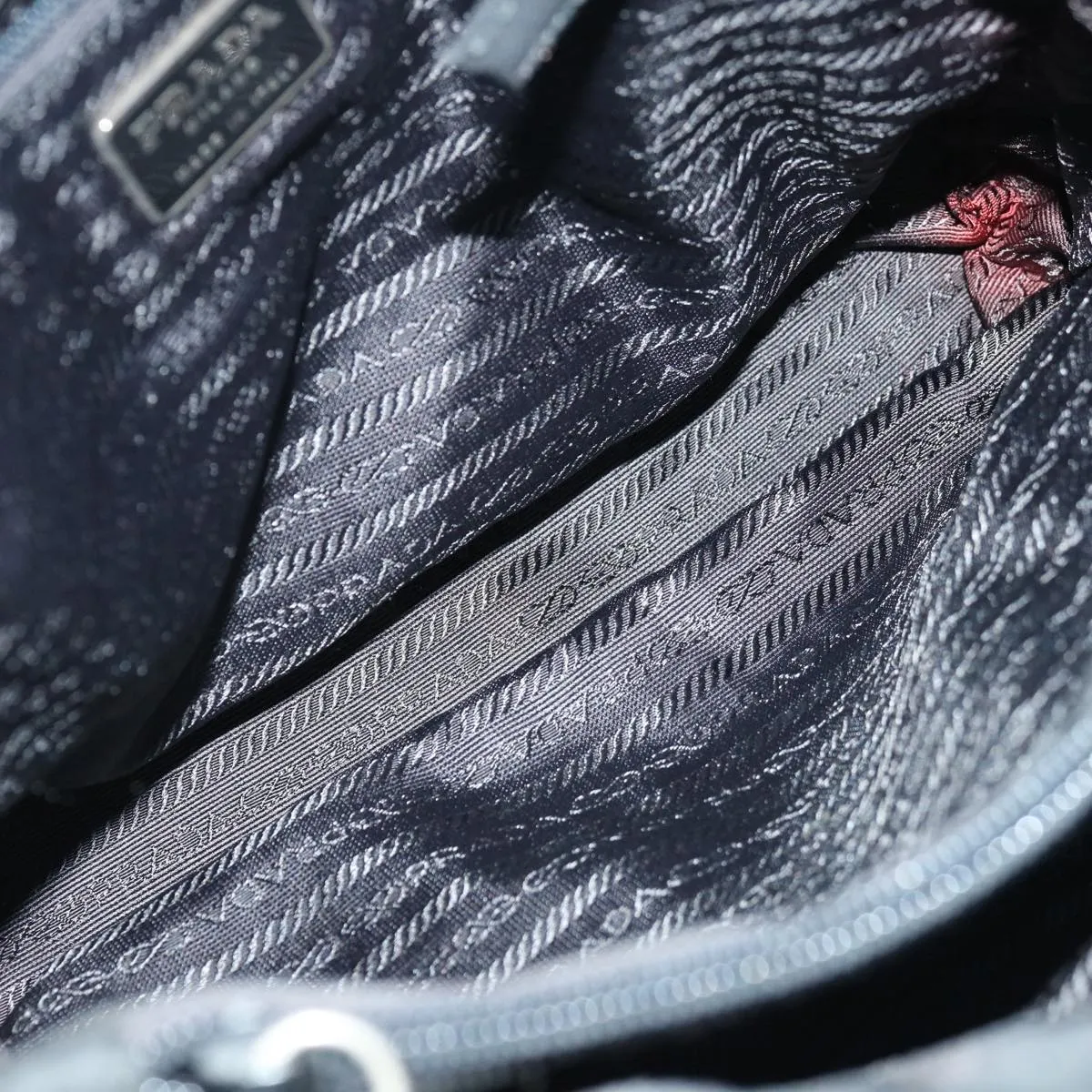 Trendy Inspired Prada Shoulder Bag Nylon Black Auth Ac2809