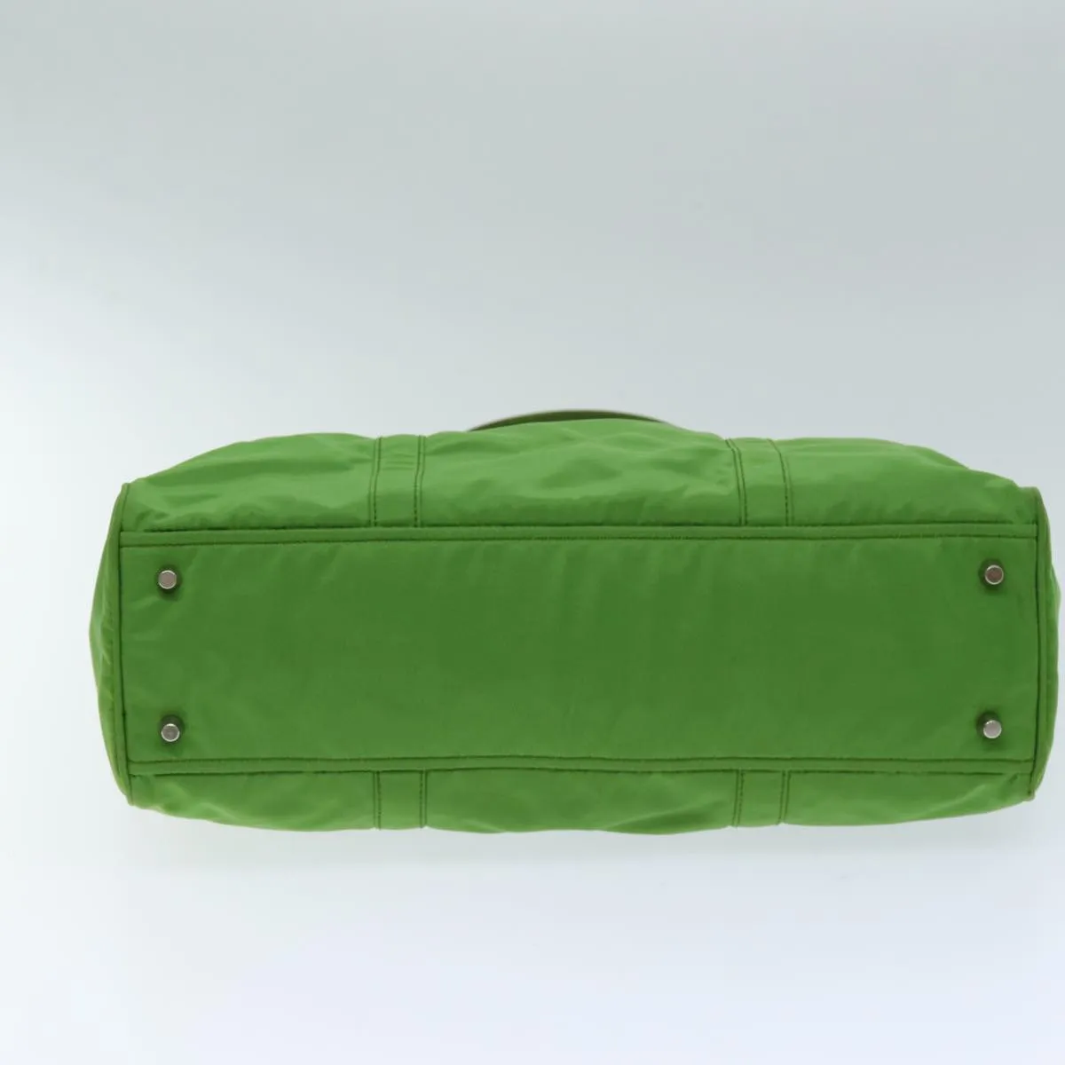 Trendy Inspired Prada Shoulder Bag Nylon Green Auth 74404