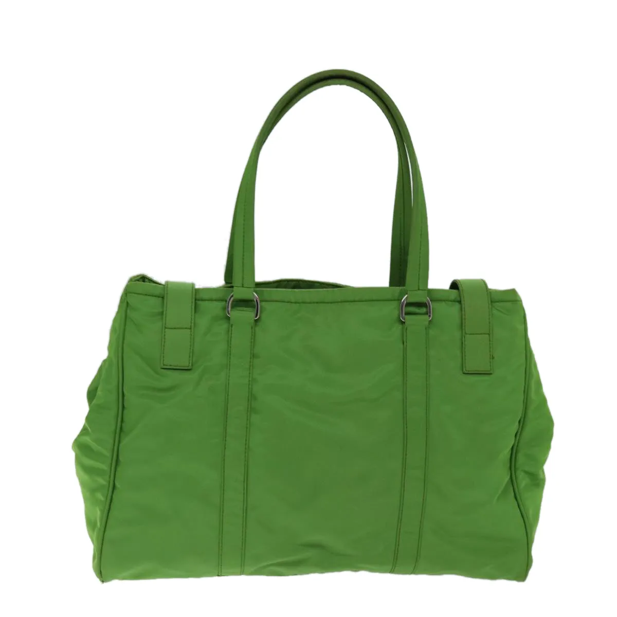 Trendy Inspired Prada Shoulder Bag Nylon Green Auth 74404
