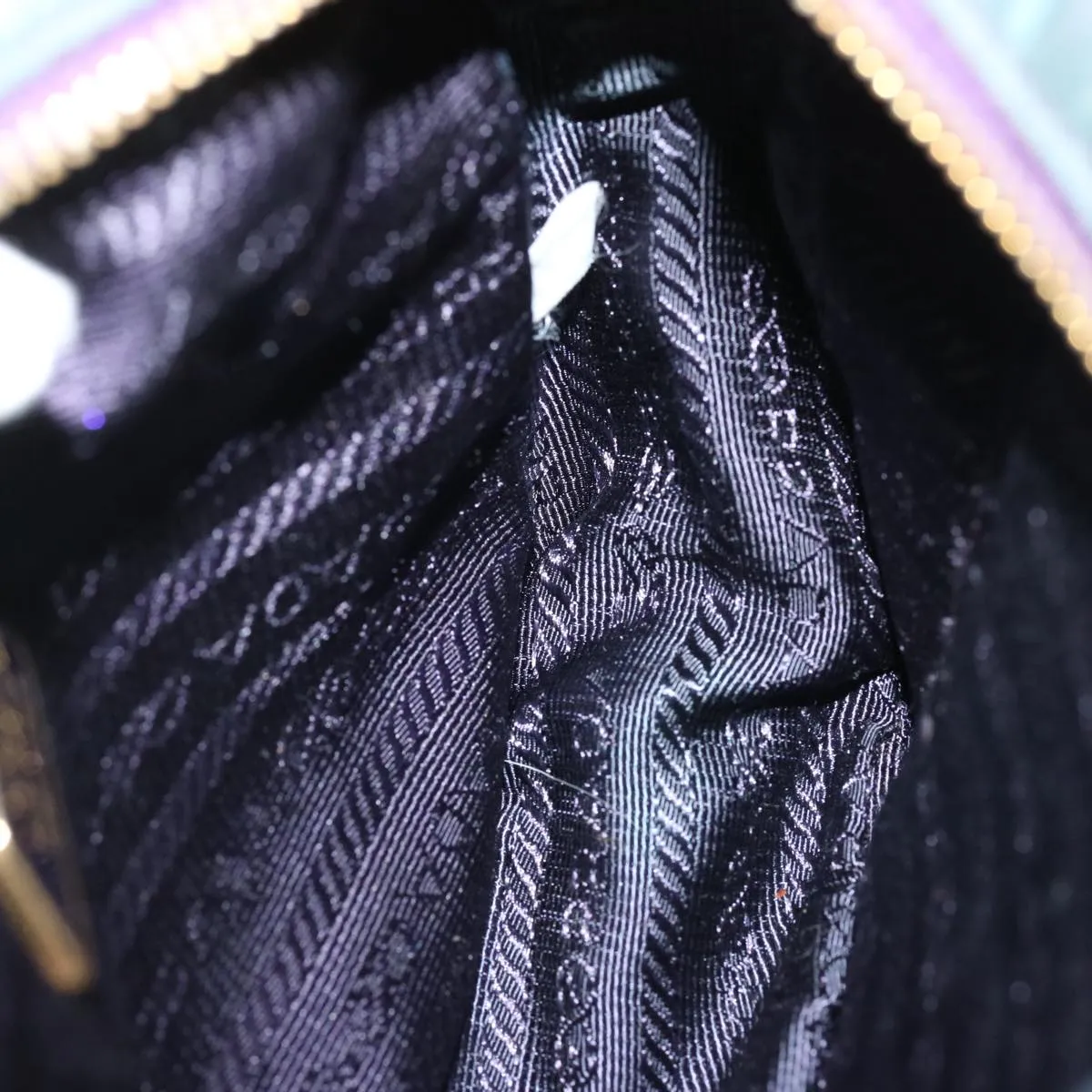 Trendy Inspired Prada Shoulder Bag Nylon Purple Auth Bs13702