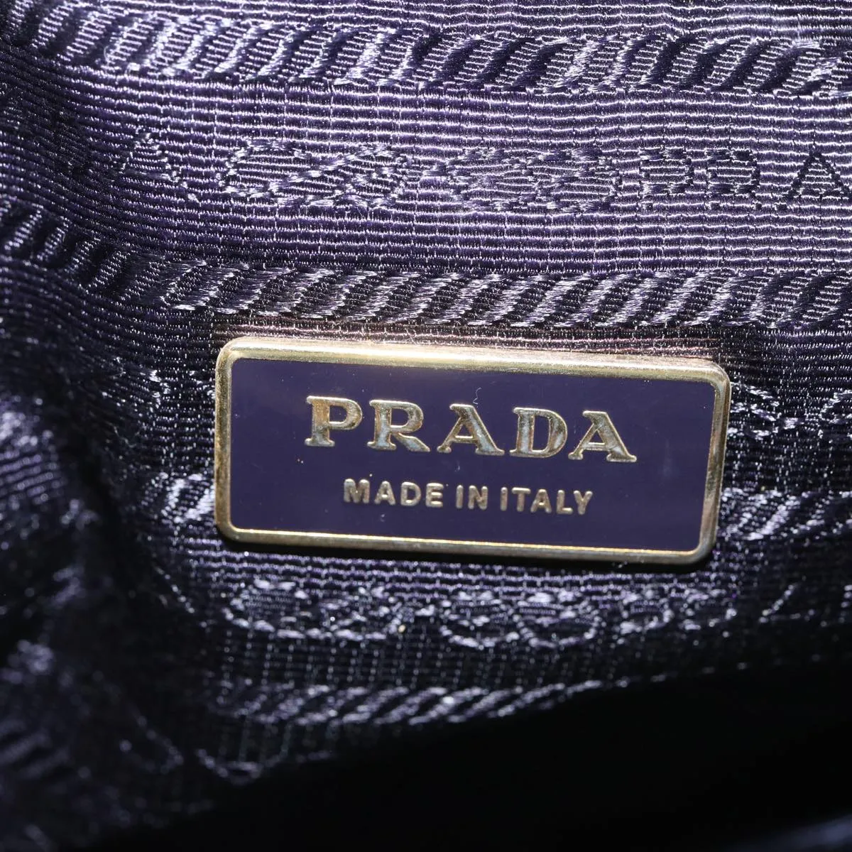 Trendy Inspired Prada Shoulder Bag Nylon Purple Auth Bs13702
