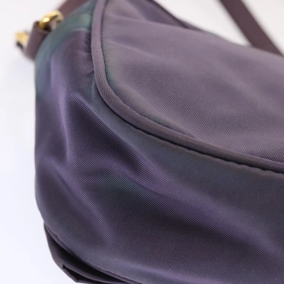Trendy Inspired Prada Shoulder Bag Nylon Purple Auth Bs13702