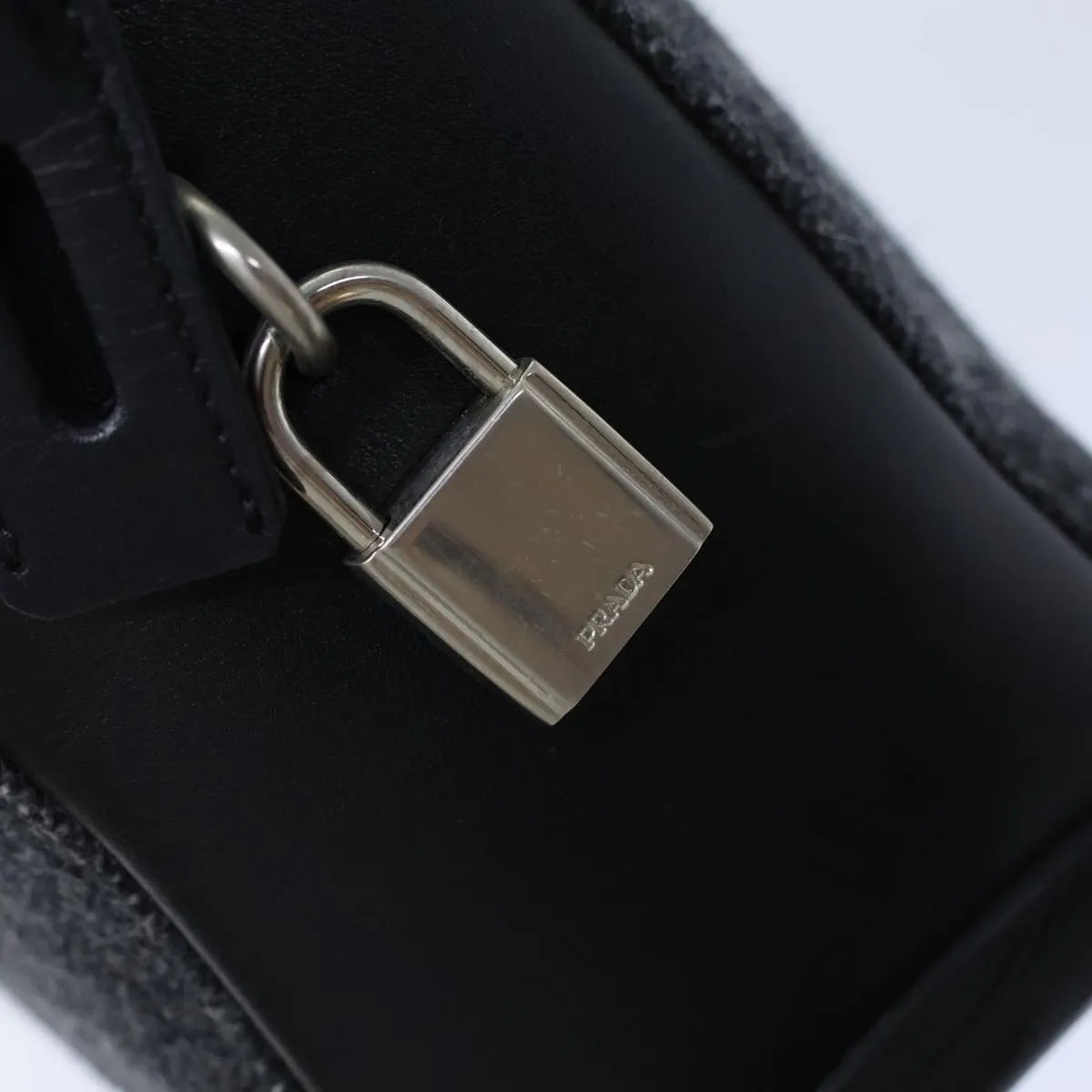 Trendy Inspired Prada Shoulder Bag Wool Gray Auth 72599