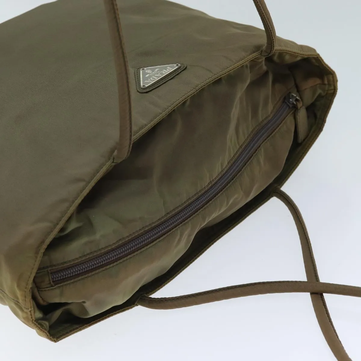 Trendy Inspired Prada Tote Bag Nylon Brown Auth Bs14542