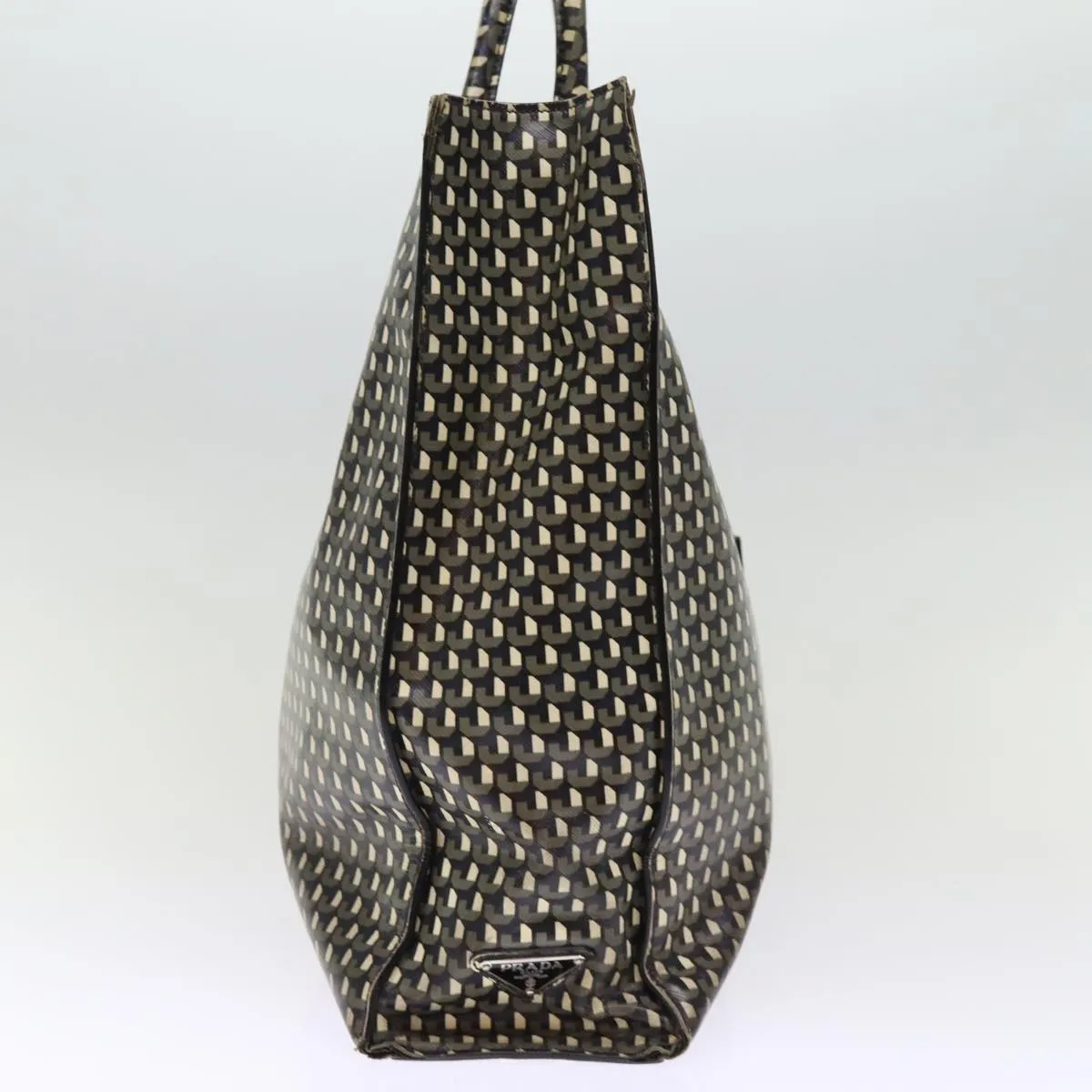 Trendy Inspired Prada Tote Bag Safiano Leather 2way Black Auth 75371