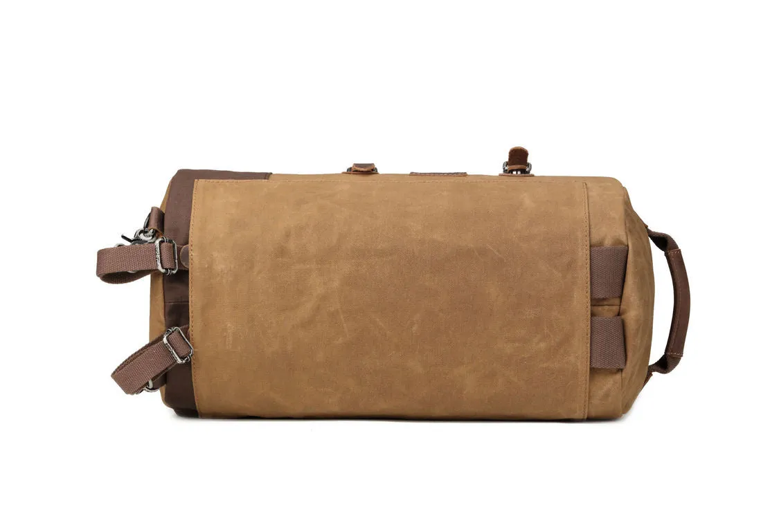 Troop London Heritage Large Camel Canvas Duffle Bag