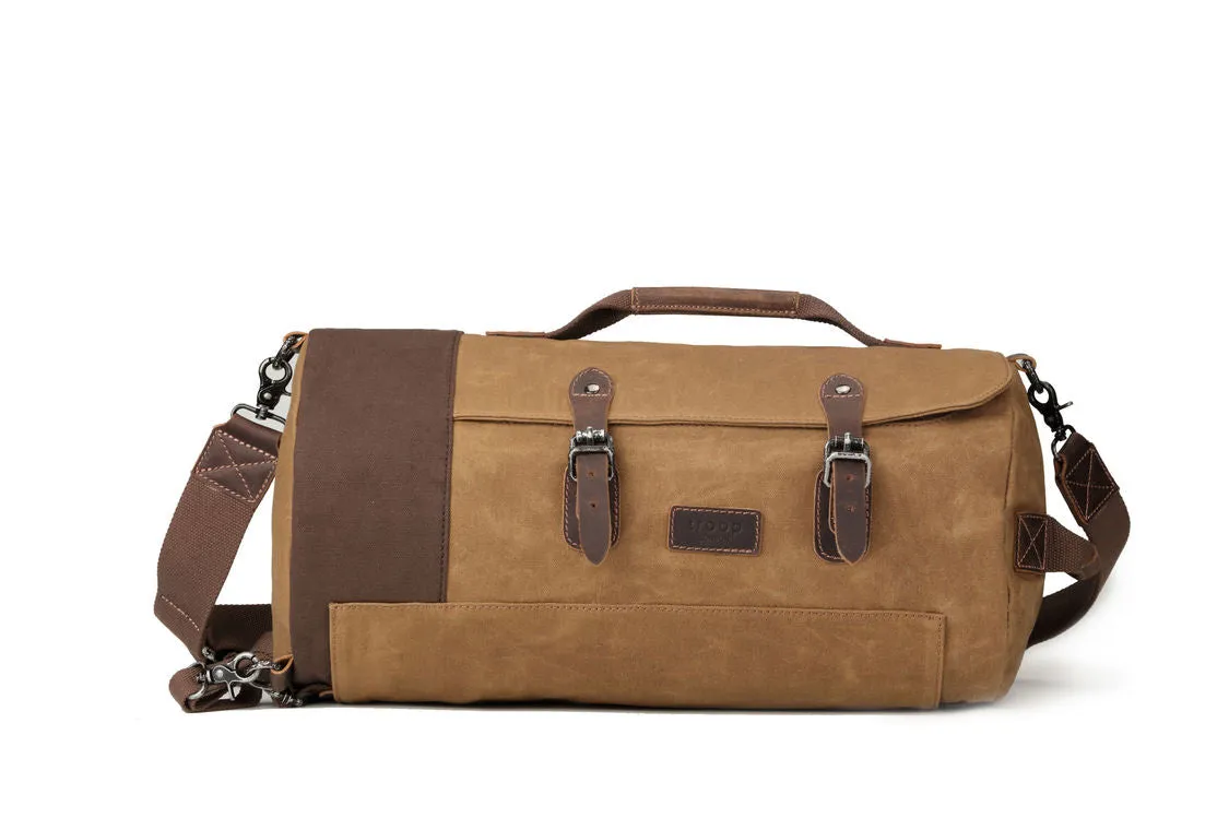 Troop London Heritage Large Camel Canvas Duffle Bag