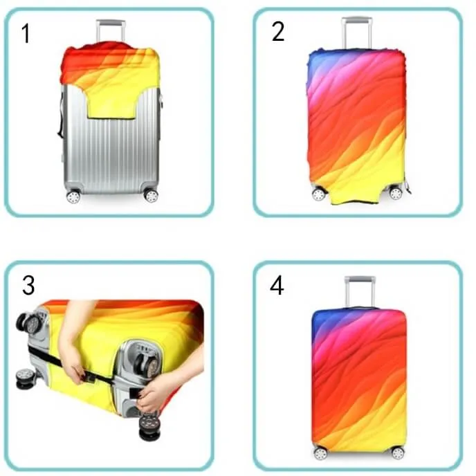 Tropical Birds of Paradise | Standard Design | Luggage Suitcase Protective Cover