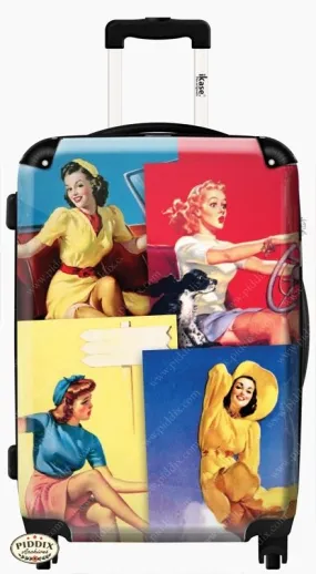 Vintage Pinups Travel Luggage -- Piddix Licensed Products