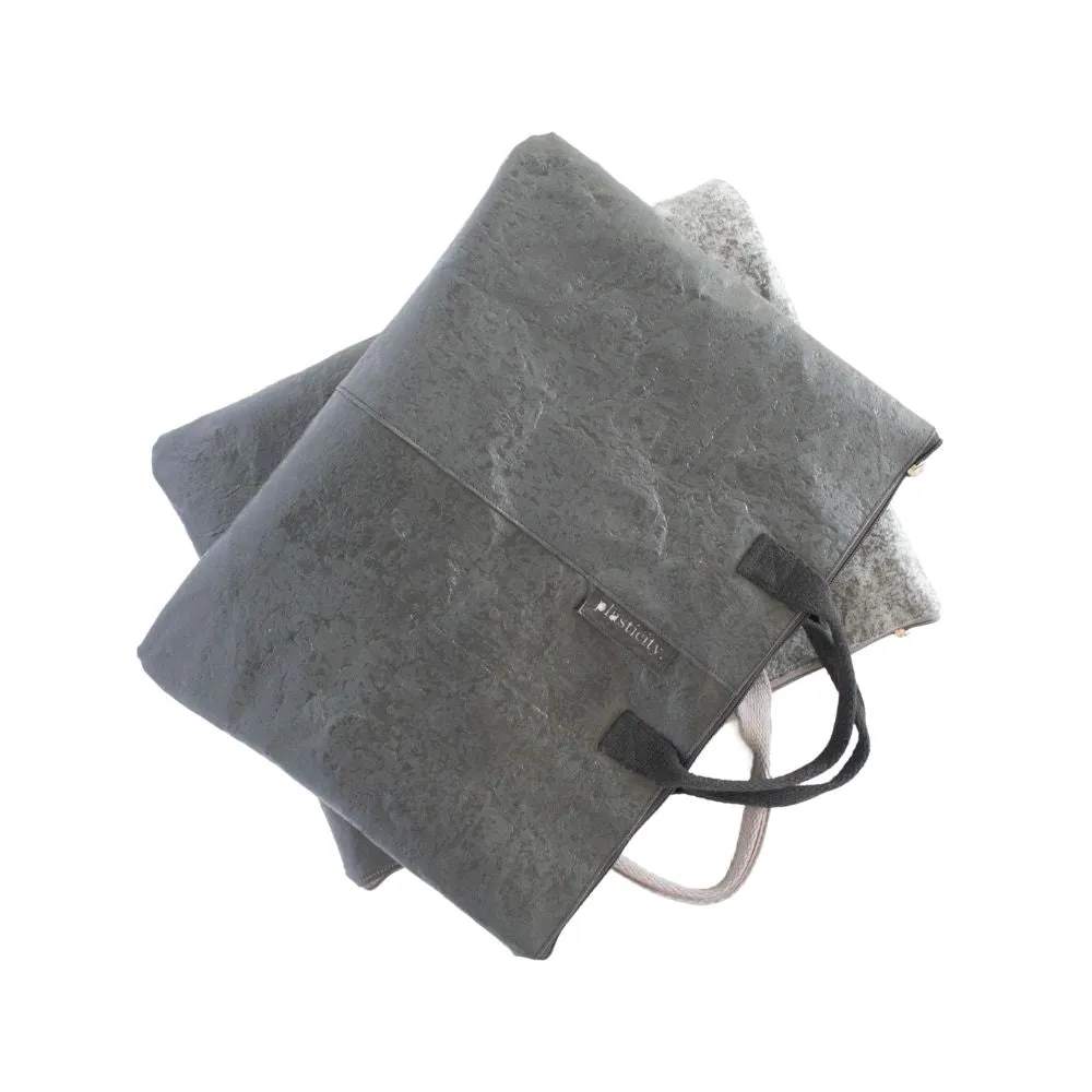 Water-resistant upcycled plastic laptop cover