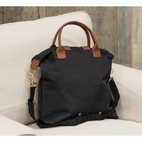Wyn Packable Tote Bag, Black