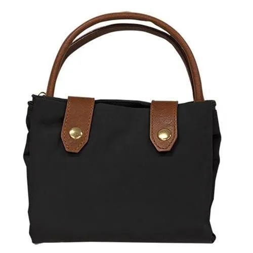 Wyn Packable Tote Bag, Black