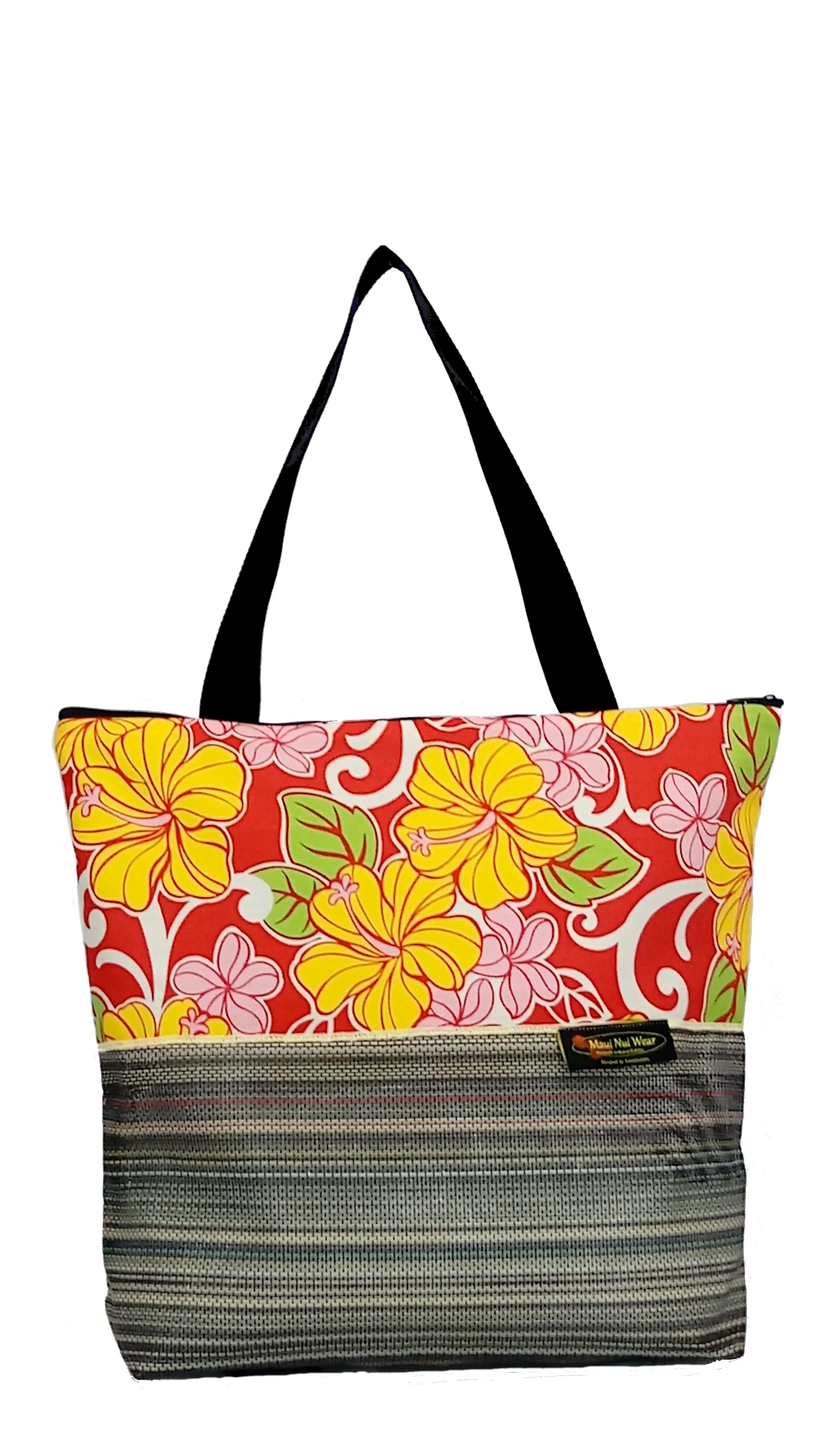 XL Mesh Tote Bag Floral `Ula`ula
